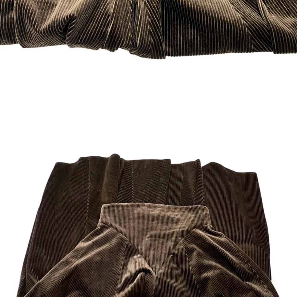 The J Peterman Company Maxi Skirt, USA, Corduroy. Brown, 8
